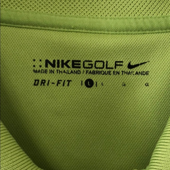 Nike Golf Men’s Dri-FIT Shirt Large Green - Picture 2 of 8
